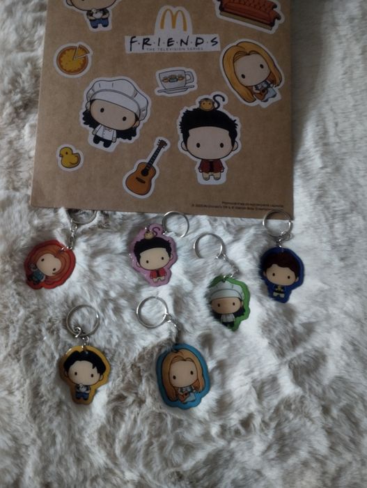 6 breloczków friends McDonald's