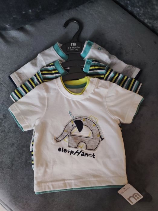 Футболки Mothercare (3-6 м)