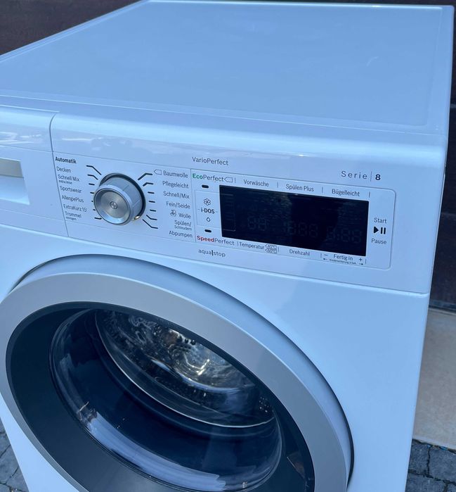 2019рік Пральна машина Bosch Serie8 пралка Made in Germany I-Dos