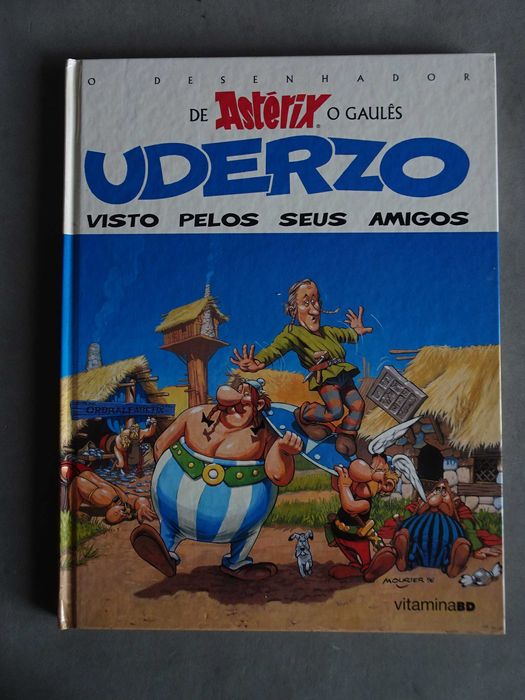 Livro Vitamina BD Astérix - Uderzo visto pelos seus amigos (capa dura)