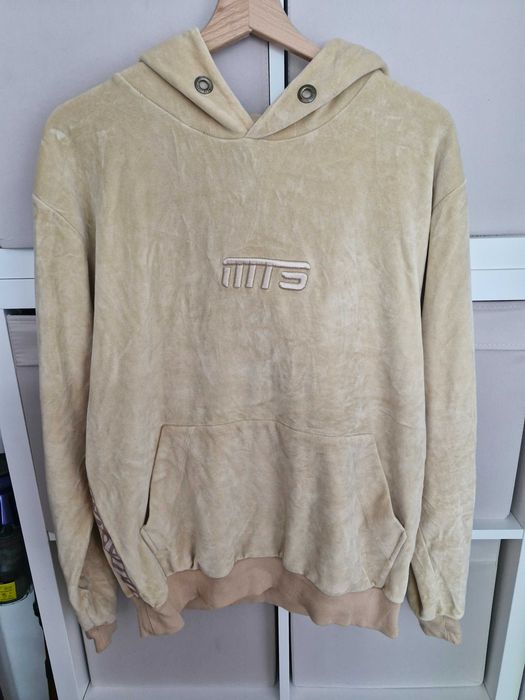 Dres MTS welurowy beżowy dres rozm.l