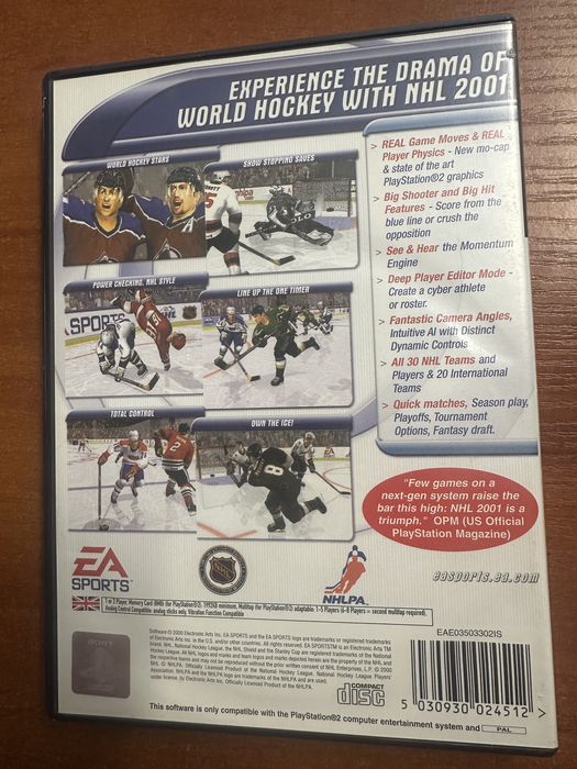 NHL 2001 Playstation 2