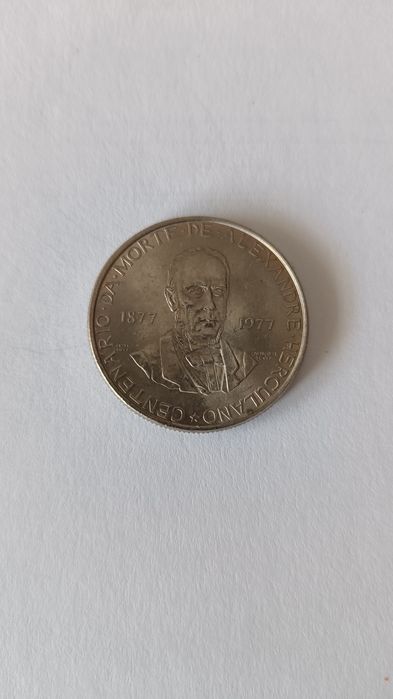 Vendo moedas  para colecionar do centenário da morte de Alexandre Herculano de 25 escudos