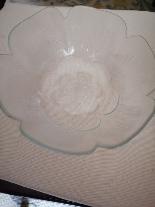 Prato e saladeira, em pyrex