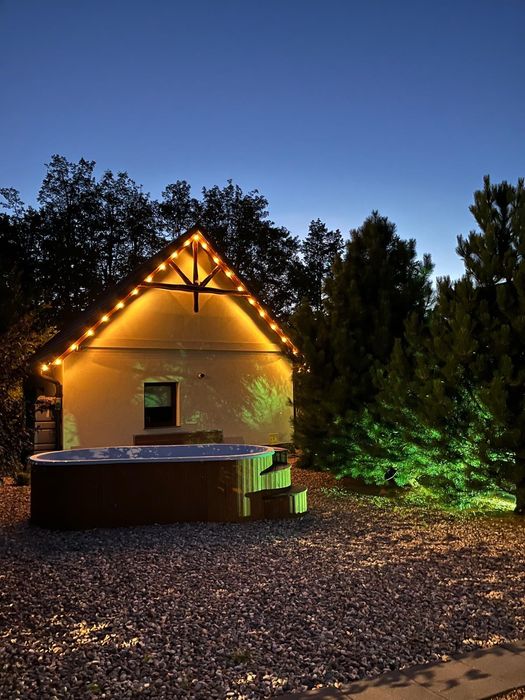 Domki Platan kominek góry Jacuzzi SPA sauna ferie integracja szkolenie