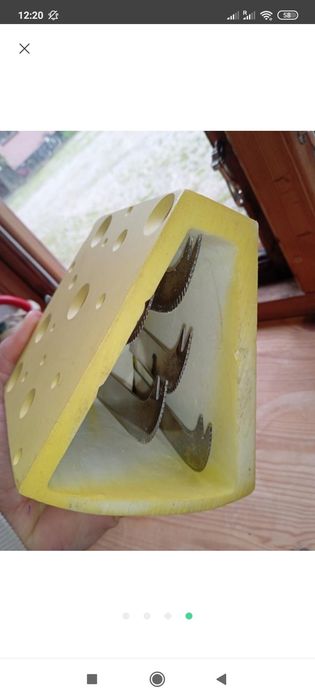 Вінтажний набір ножики для сиру Швеція 16*10см