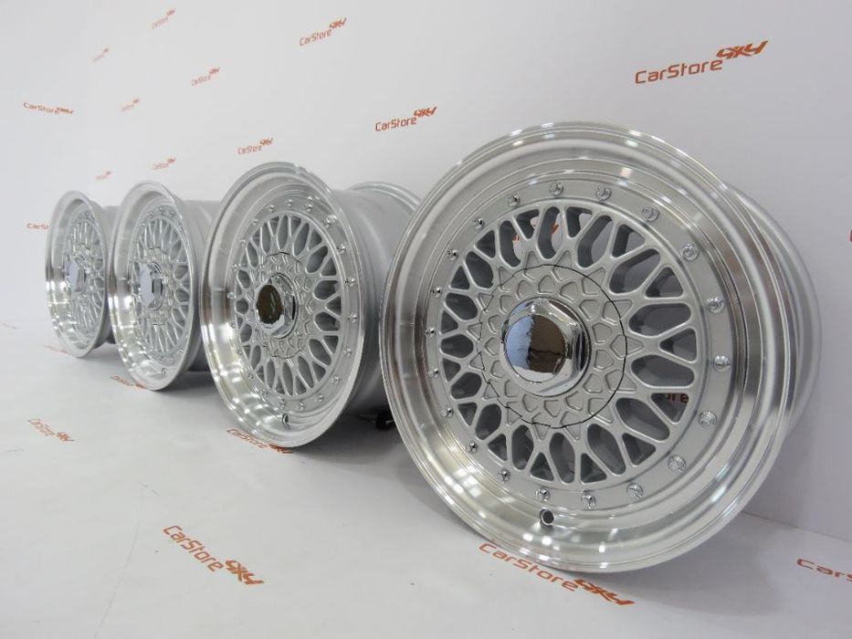 Jantes Look BBS RS 15 x 7 et30 4x100 + 4x114.3 Silver