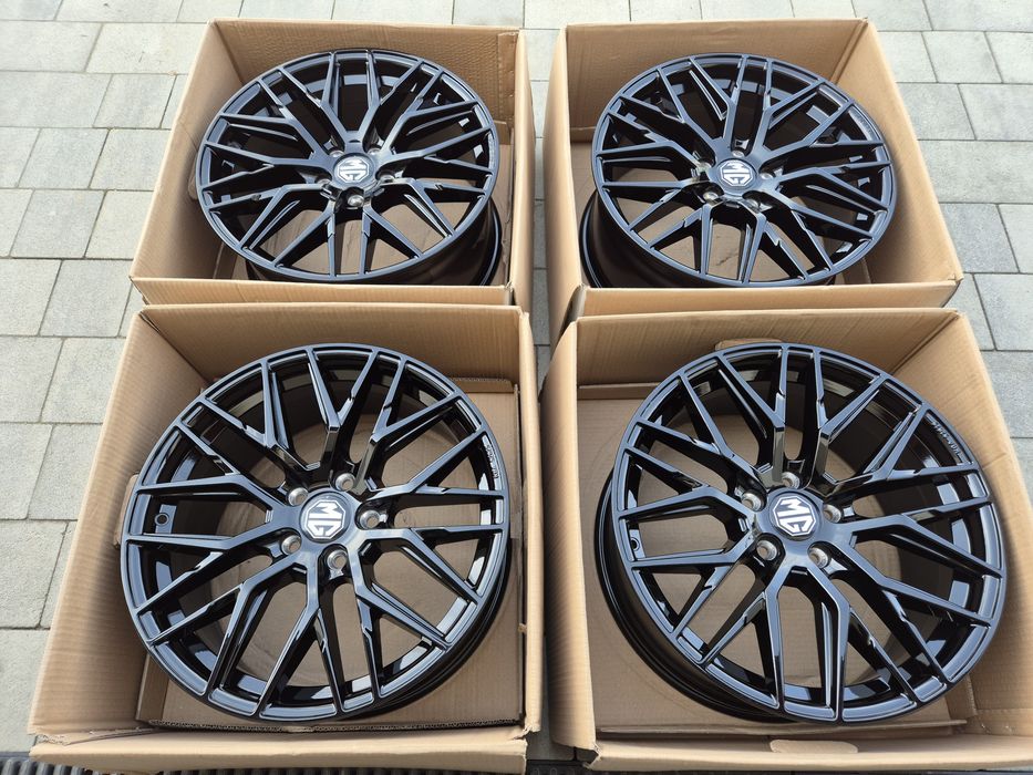 Felgi 18" 5x112 MG HS MG4 MG5 MG ZS EV TPMS Czarne Nowe | #RS4