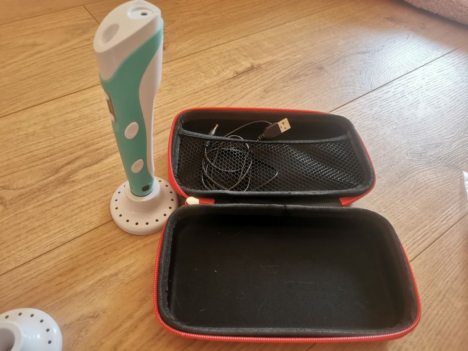 Kit caneta 3D: estojo, caneta e filamentos