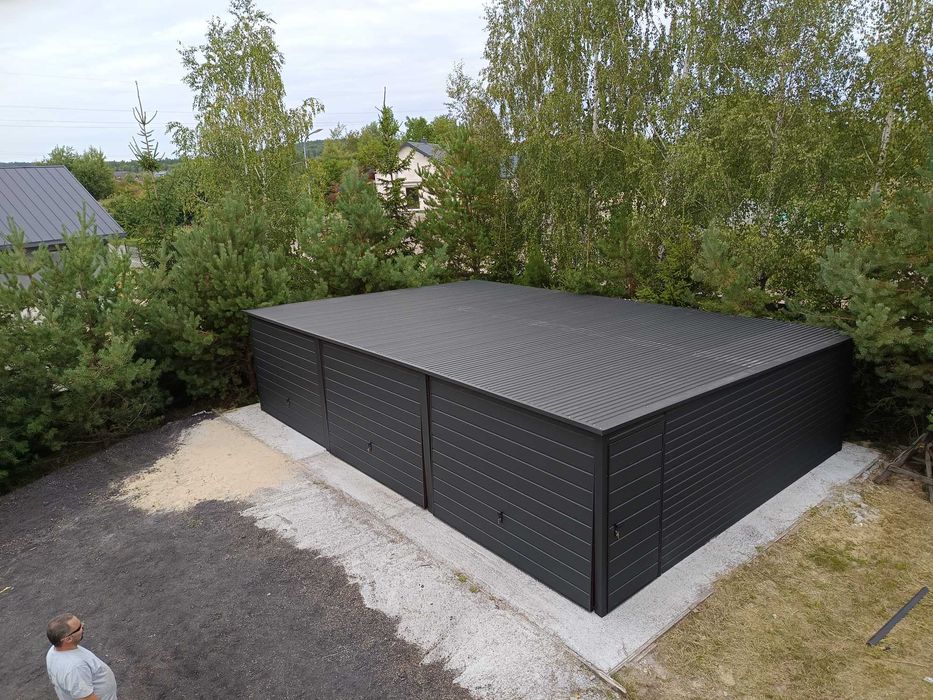 Garaż blaszany garaże blaszane 9x5 7x5 6x6 5x7 Rus- stal profil poziom