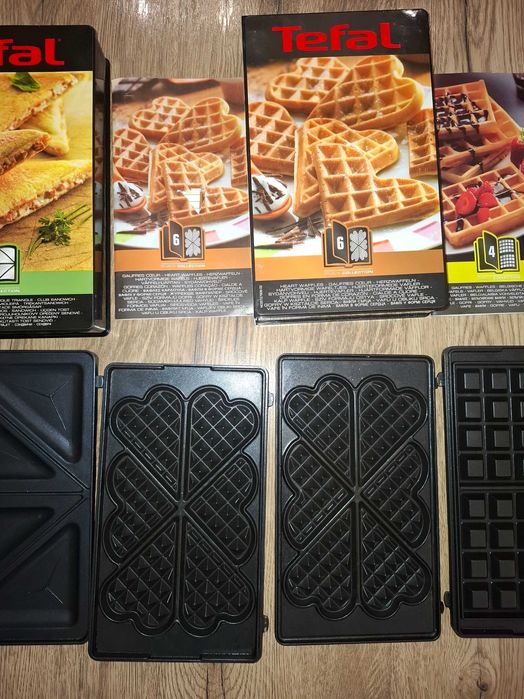 Plytki do gofrownicy tefal snack collection.