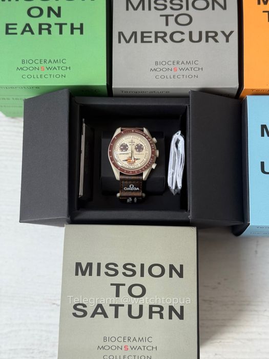 Годинник Omega x Swatch Speedmaster MoonSwatch — Mission to Saturn