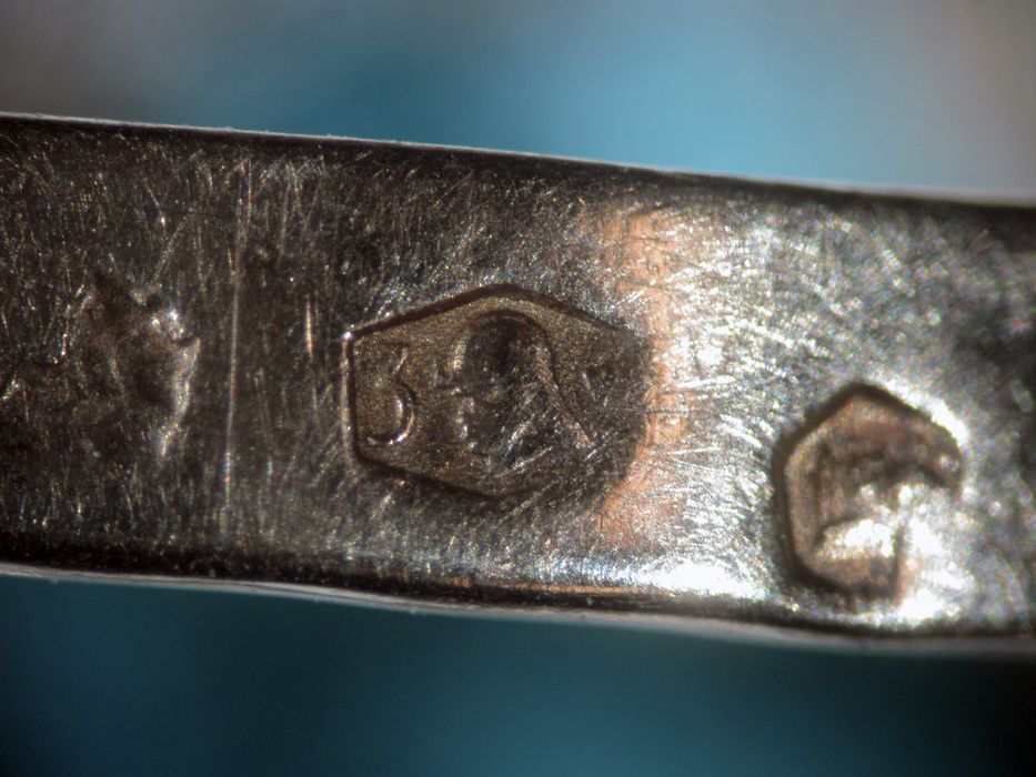 Złoty (próba 583 - 14k) pierścionek z turkusem Warmet