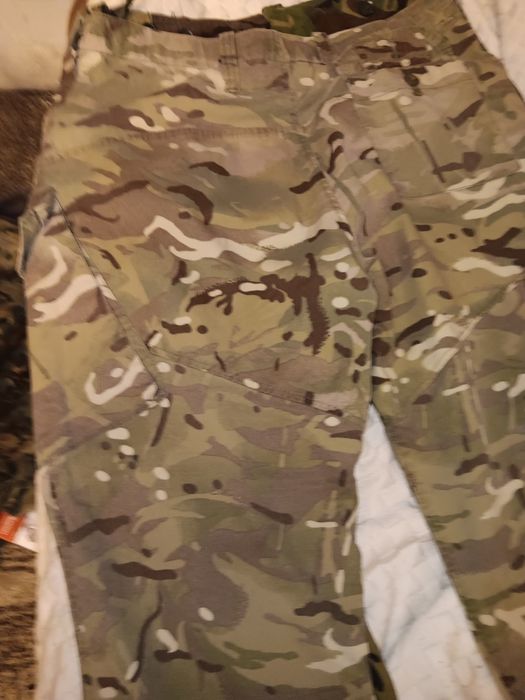 Wojskowe spodnie Brytyjskie muli cam