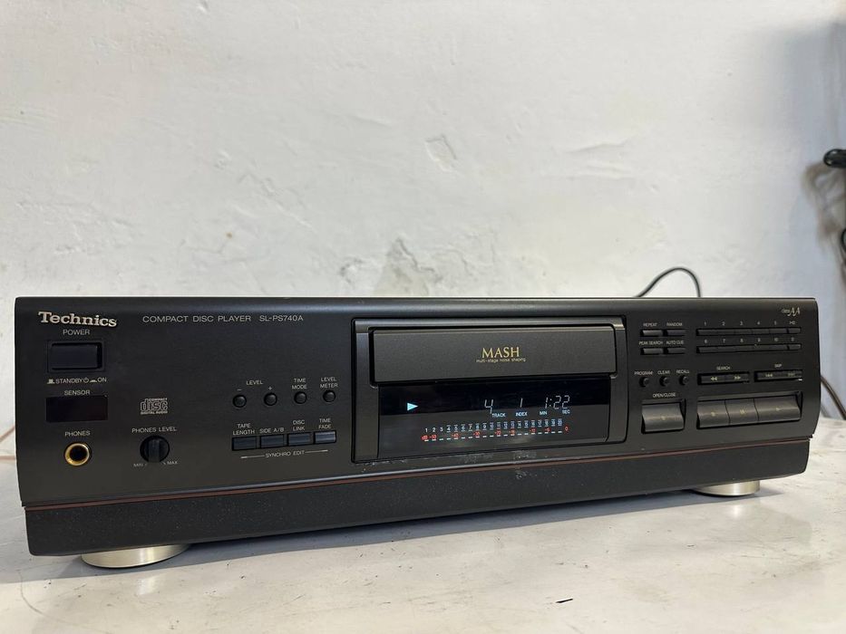 Odtwarzacz CD Technics SL-PS740A | MASH 1-Bit Class A, Pilot -nie, Optical Out,  Hi-Fi