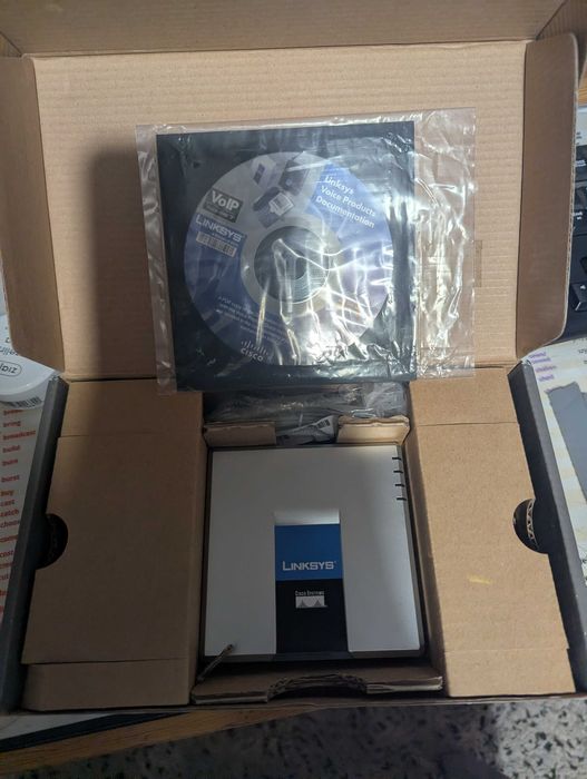 Bramka VOIP FXO FXS Linksys Cisco SPA3102