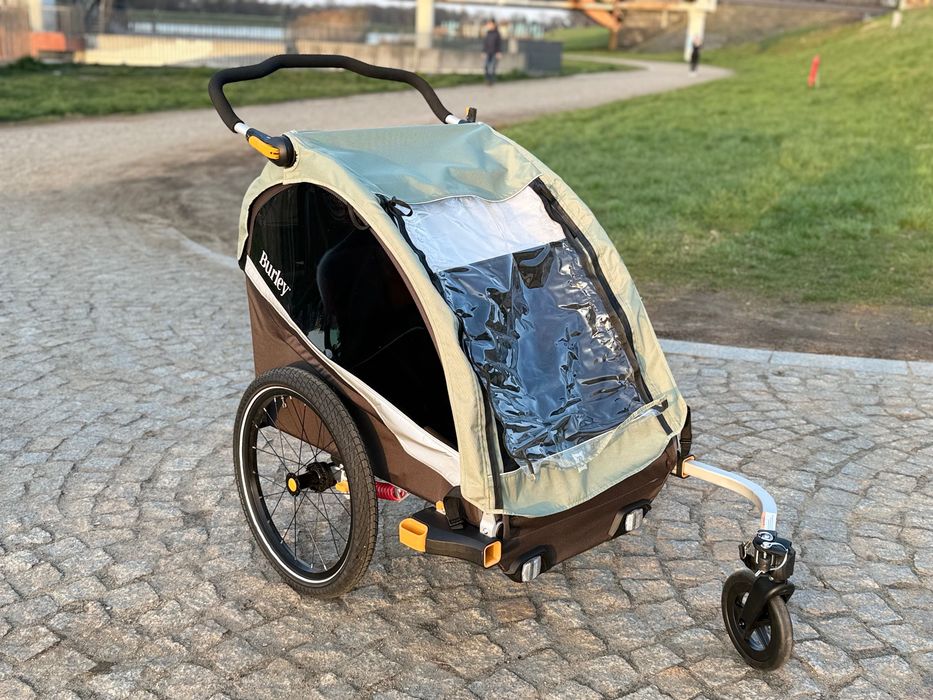 Burley D'Lite X double przyczepka do roweru super stan