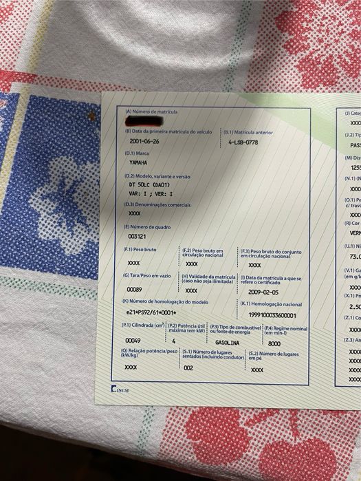 Mota Yamaha Dt 50