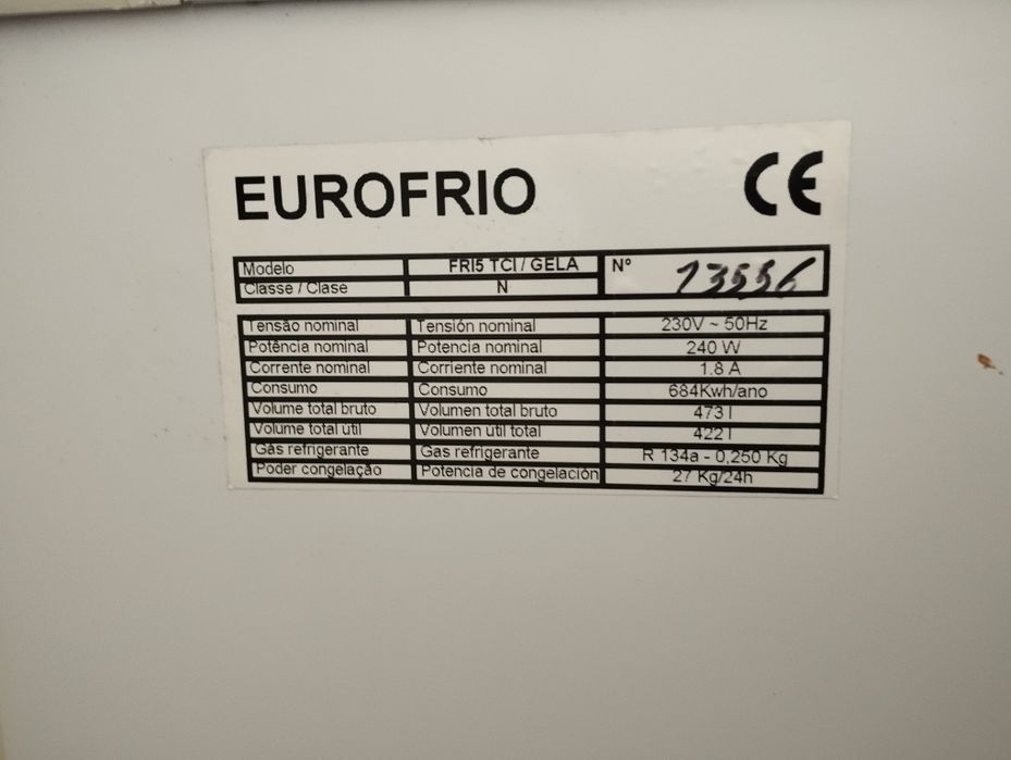 Arca congeladora 422L