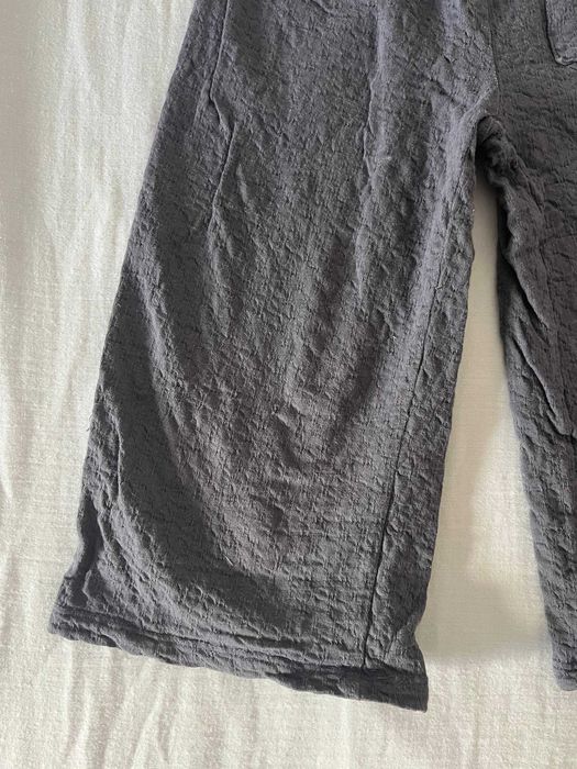 Calças Zara de gaze cinzentas, perna larga, 2-3 anos