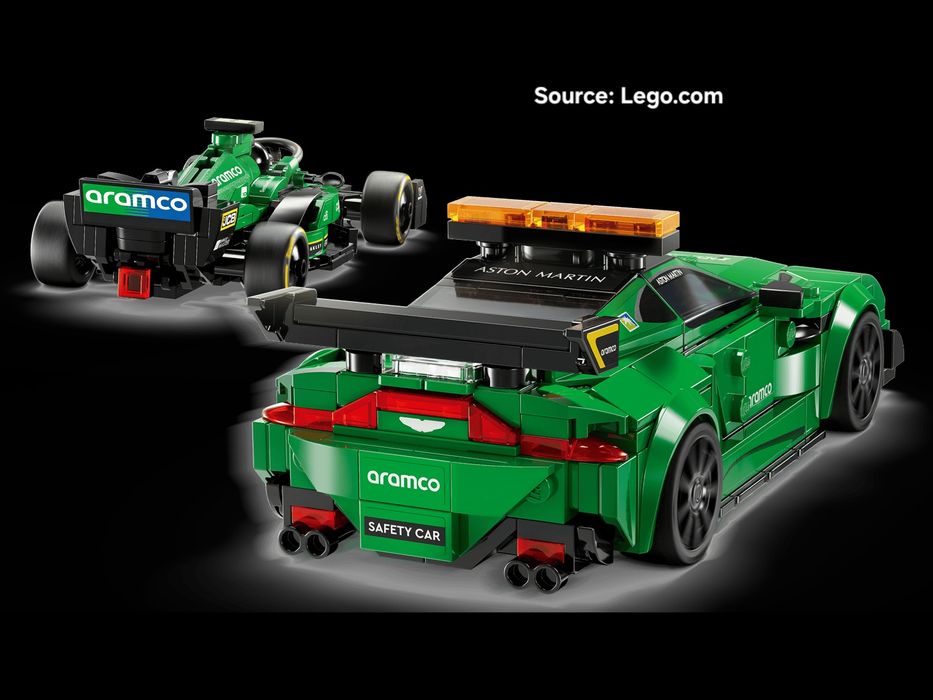 ENVIO GRATIS-LEGO 76925 Aston Martin Vantage Safety Car & AMR23 (Speed Champions)