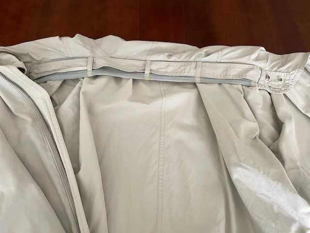 Parka Dupla Face Lacoste Cinzenta tam. M