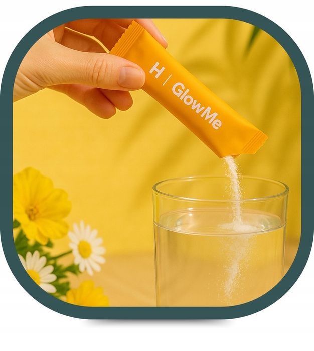 health labs glowme ananas-mango kolagen 5000 mg zdrowa piękna skóra 30 sasz