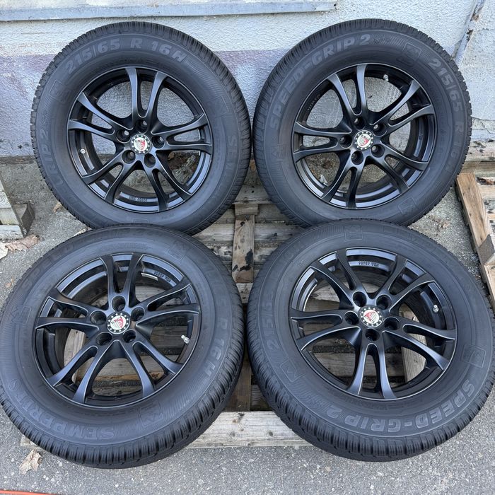 koła Alu Nissan Qashqai J11 16'' 5x114 Semperit 215/65/16 kpl bieżnik 5-7 mm