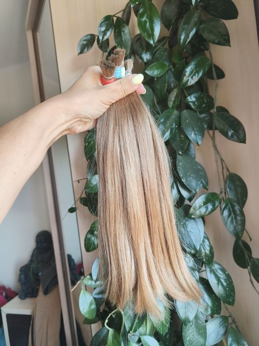 Włosy dziewicze blond od dziecka