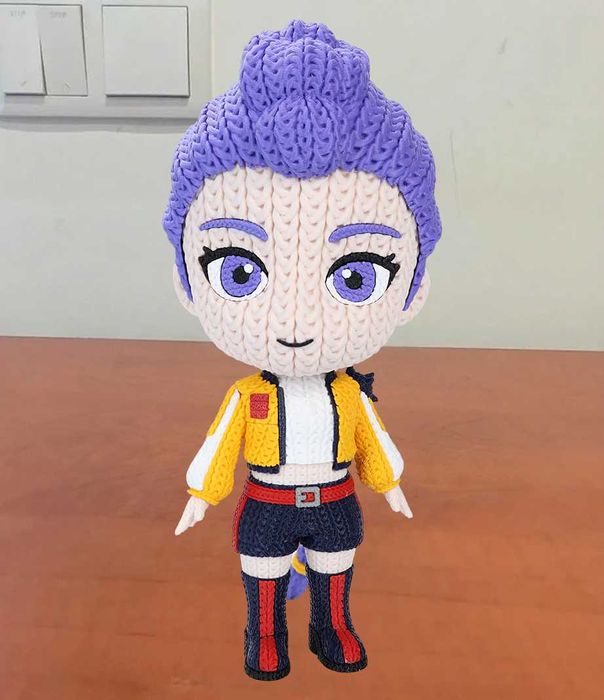 Rumi Huntrix K-Pop Daemon Hunters | Crochê |