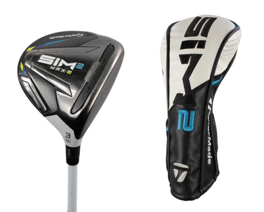 3 WOOD Taylormade SIM2 MAX-D kij do golfa golfowy R-flex regular