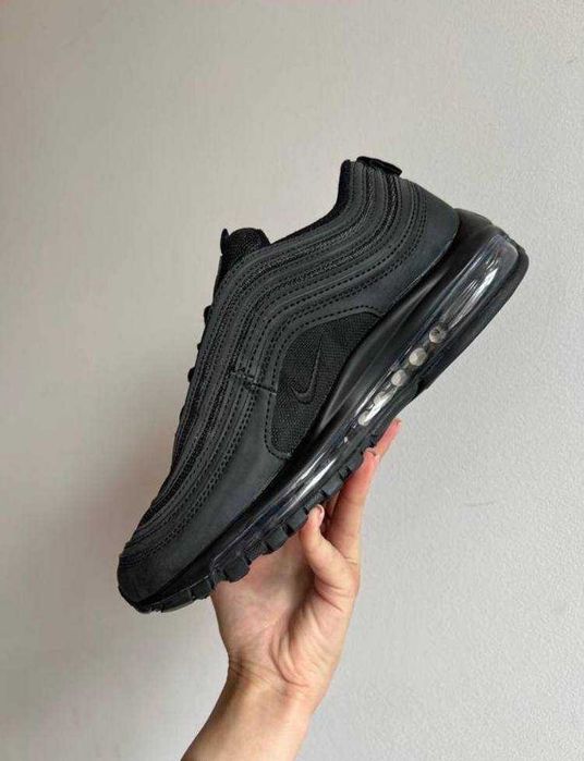 (БЕЗ ПЕРЕДОПЛАТИ)Nike Air Max 97 Triple Black найк аір макс 97 чорні