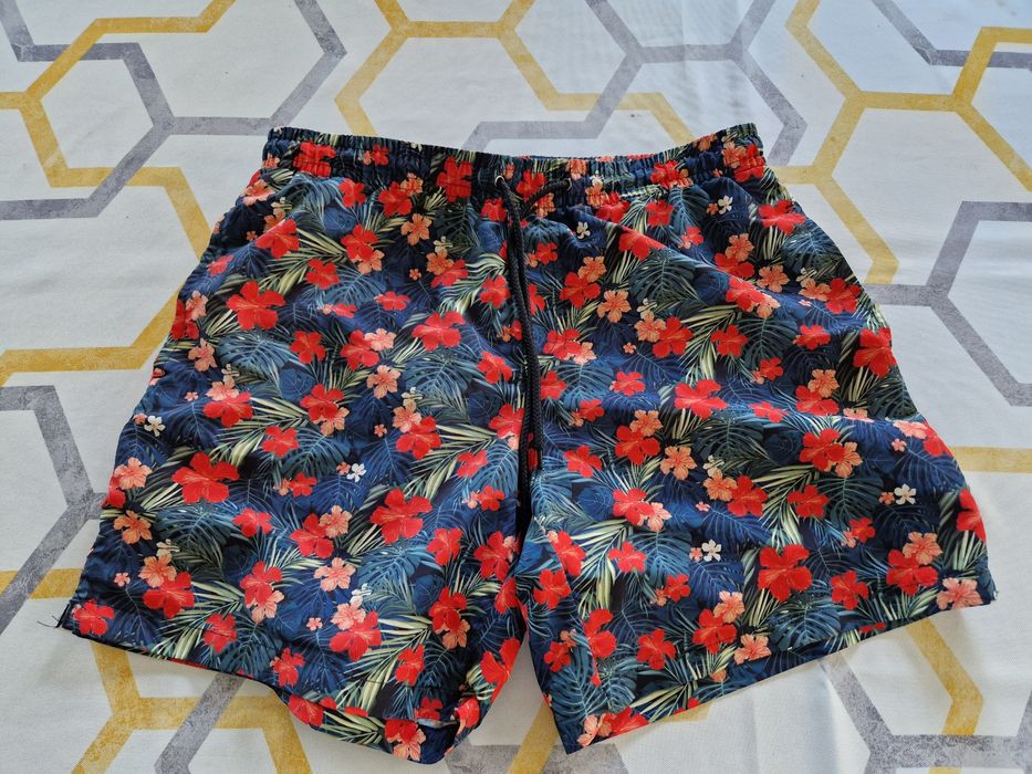 Szorty spodenki do pływania w kwiaty Urban Classic