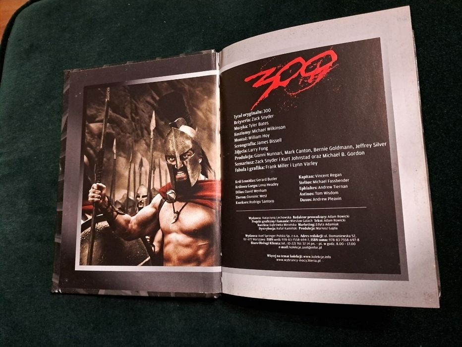 Opakowanie wybrańcy mocy 300 tom 3 cd  DVD