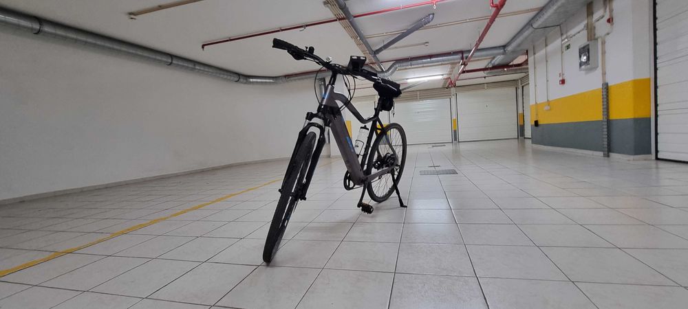 Bicicleta Eletrica EVO Cross Trekking Cinza escuro