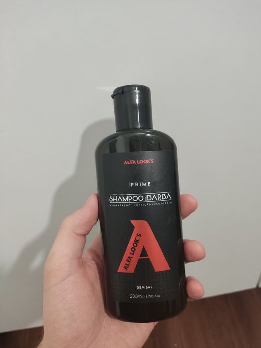 Shampoo e balm para barba