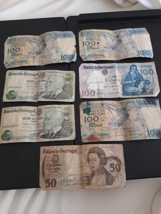 Notas portuguesas antigas