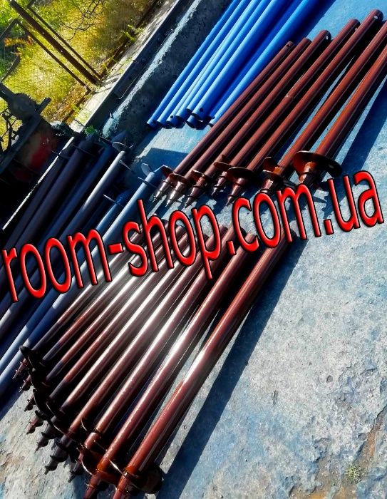 Гвинтові палі, винтовые сваи, геошуруп, установка, монтаж производство