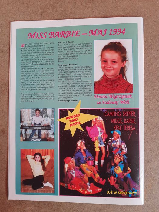 "Barbie" nr 5/94 komiks kolekcjonerski TM-Semic '90s real vintage