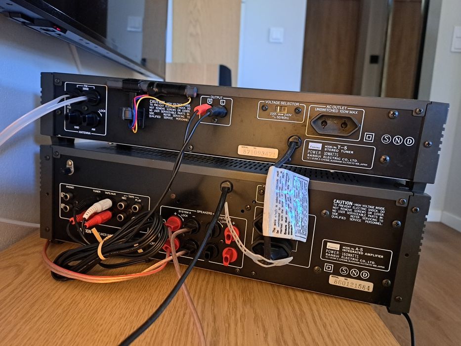 Klasyczny zestaw stereo Sansui A-5  T-5