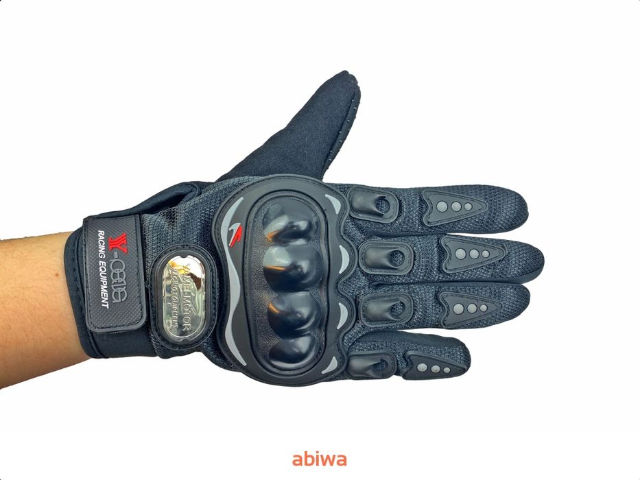 Rękawice motocyklowe wzmacniane rozm L, XL