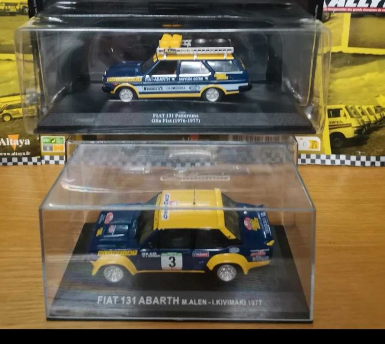 Fiat 131 Abarth + Fiat 131 Panorama -  Team Rally Olio 1:43