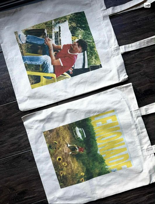 Torby bawełniane torebki tote bag bawełna louis tomlinson zestaw