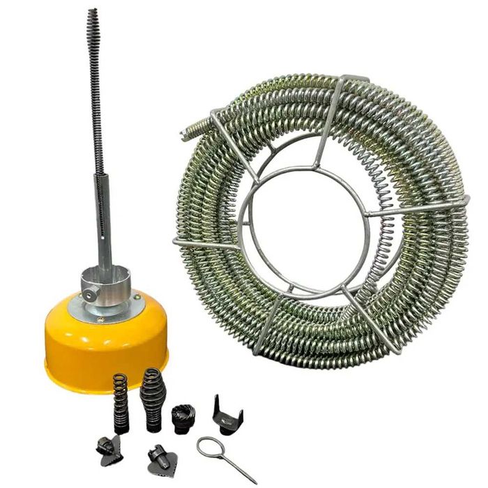 Машина для прочистки канализації і труб  HX-75 (400 Вт, 20-110 мм)