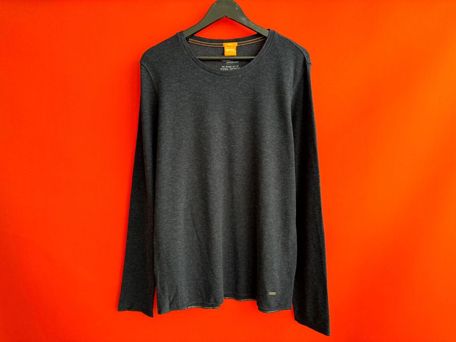 HUGO BOSS чоловіча кофта футболка з довгим рукавом лонгслів розмір XL