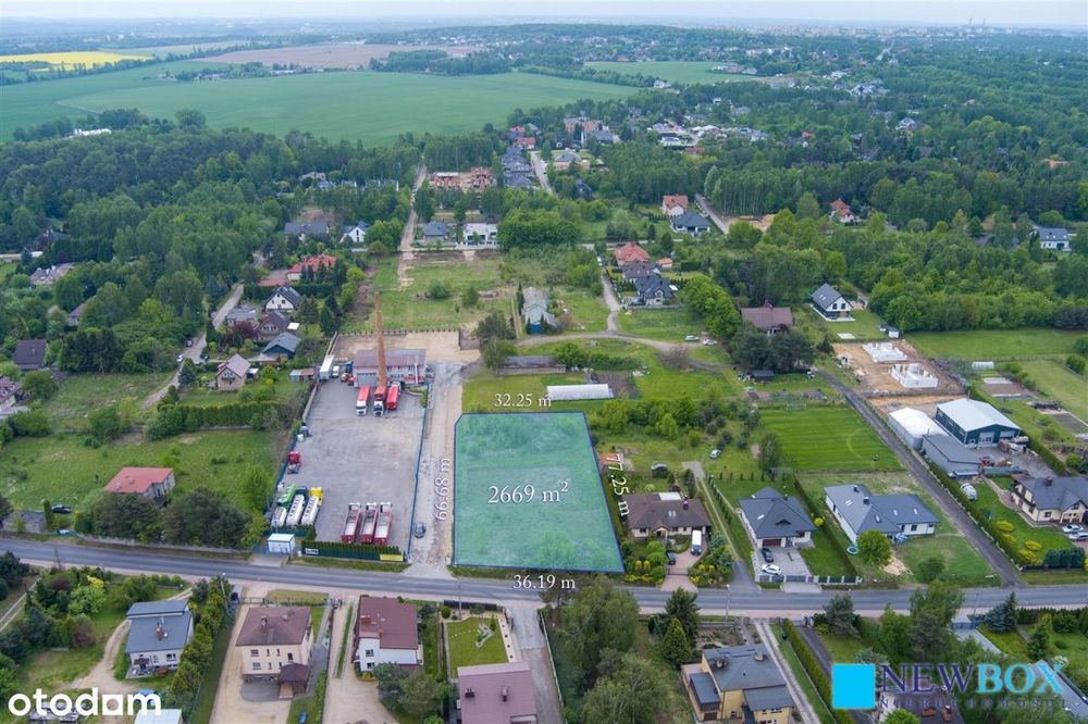 Działka inwestycyjna 2669 m²|Wierzchowisko|Długa