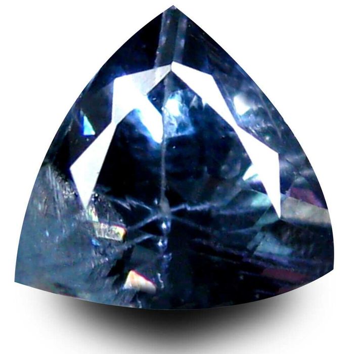 TANZANIT - na złoty pierścionek , sygnet - Trillion - WIDEO