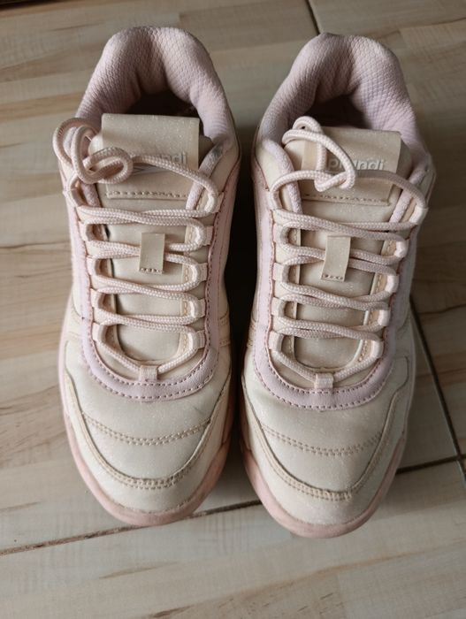 Brokatowe sneakersy buty damskie Sprandi