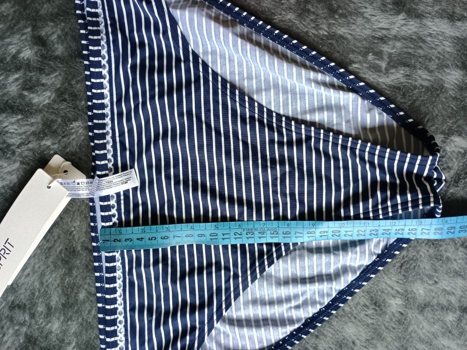 Dół od bikini Granatowe paski