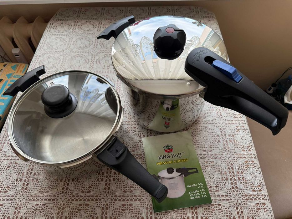 Szybkowar / garnek ciśnieniowy King Hoff 6l + 4l - zestaw